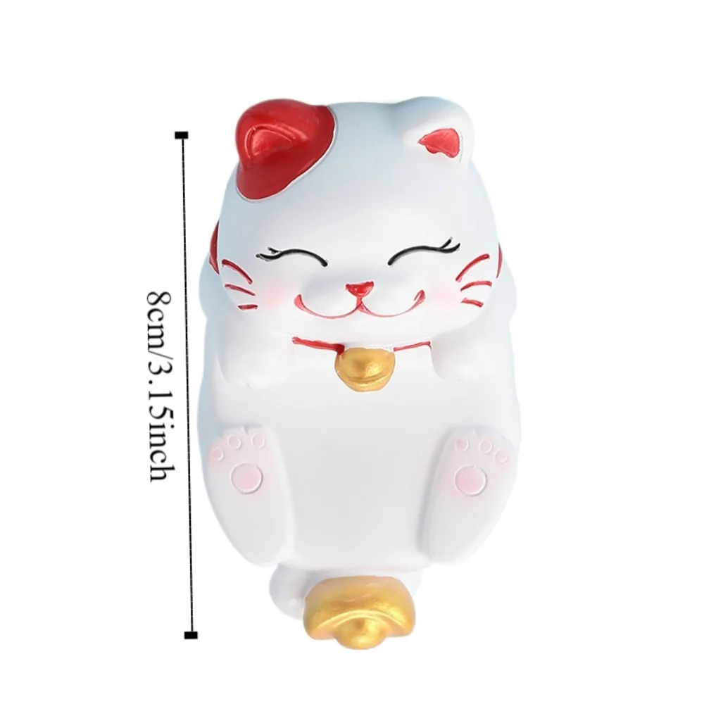 Lucky Cat Creative Phone Holder Animal Figure Doll Mobile Phone Stand Resin Cartoon Cell Phone Bracket Phone Accessories