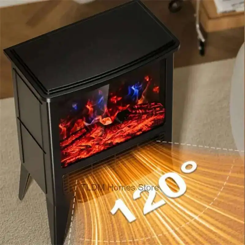Heating Freestanding Fireplaces Heater Simulation Flame Mountain Electric Fireplace Indoor Bedroom Saving Energy Hot Air Stove