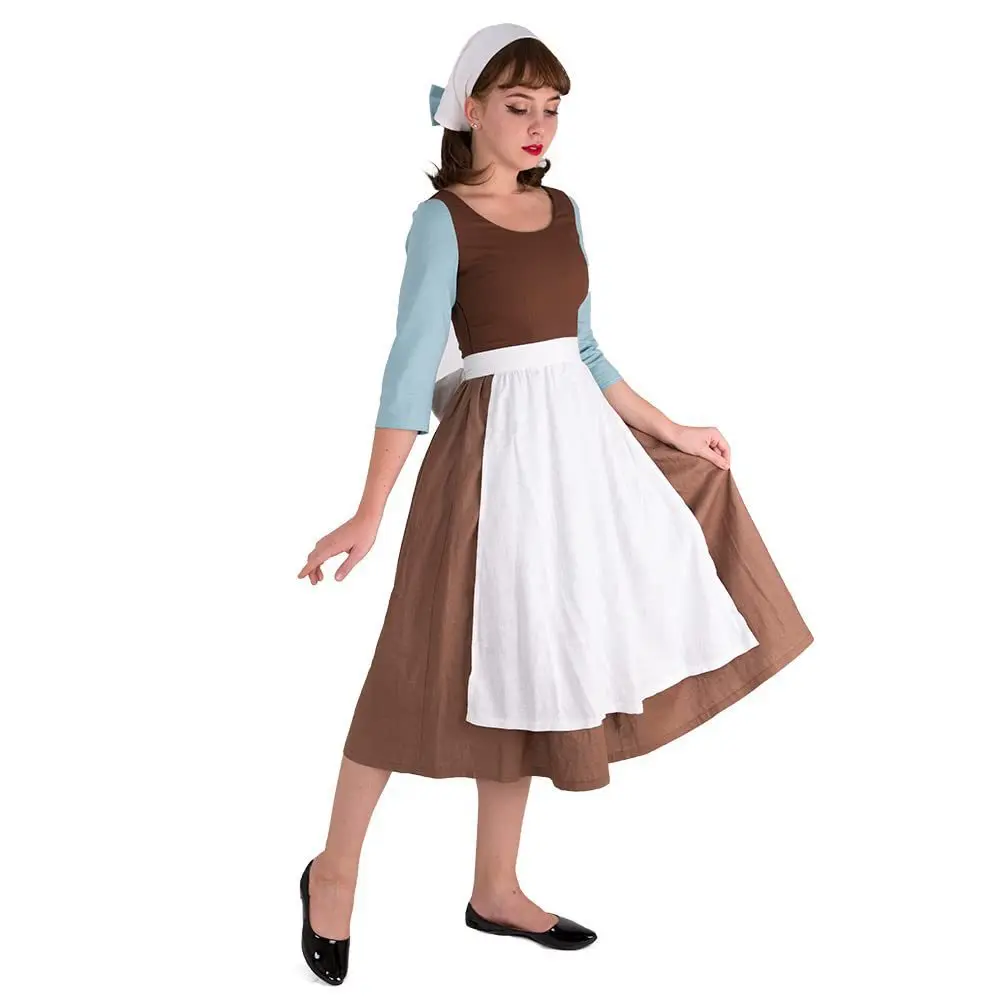 halloween costumes with brown dress Amscan Girls Brown Steamy Dreamy Steampunk Halloween Dress Size XL Extra Large