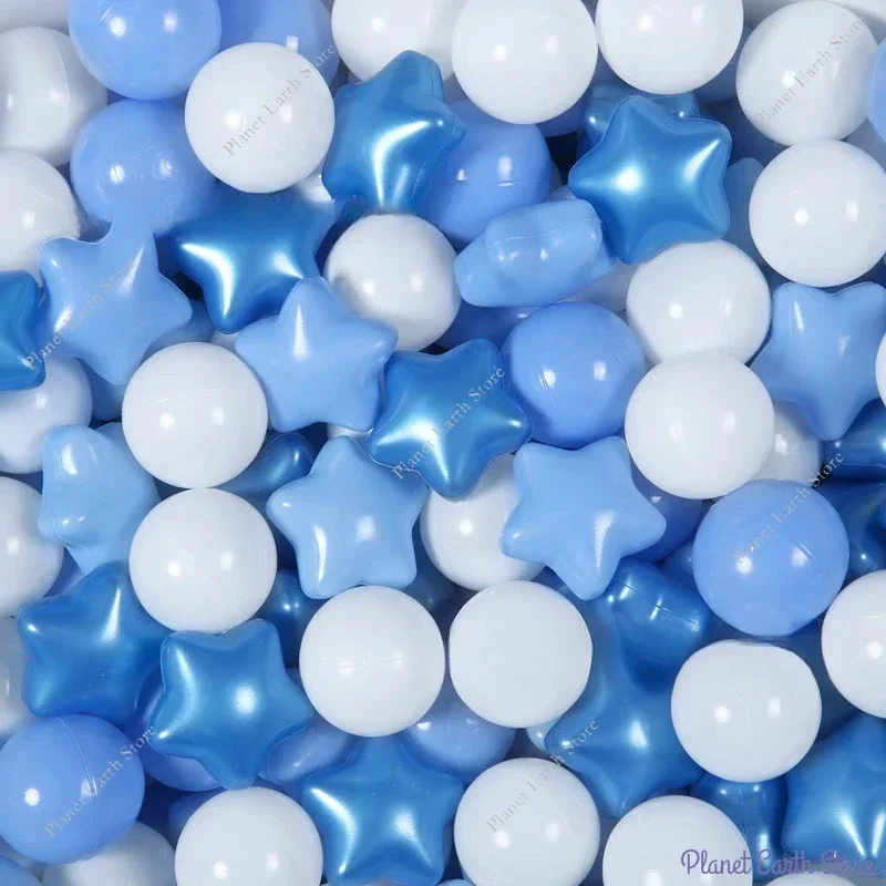 50/100Pcs 5.5CM Ocean Balls & 6CM Star Balls, Outdoor Water Pool Air Balls, Stress Relief Funny Toys for Kids Games