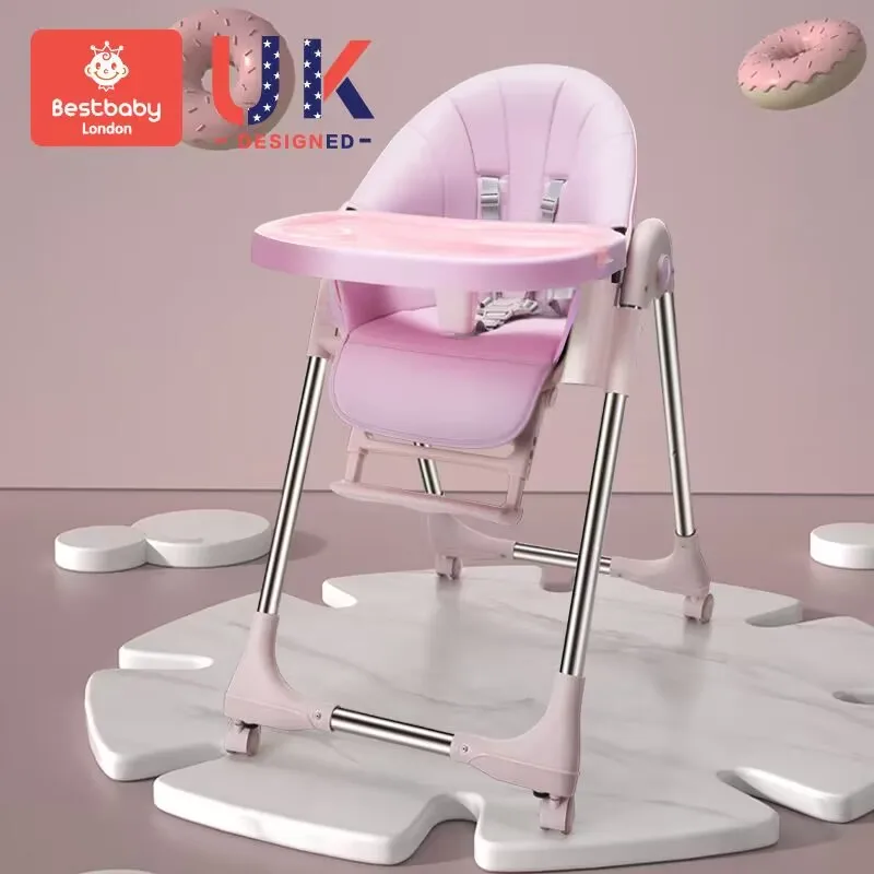 Babyvoedingsstoel Draagbare babyzitje Baby eettafel Multifunctionele verstelbare klapstoelen voor kinderen Kinderstoel Baby