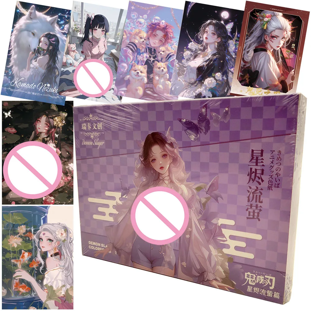 

Demon Slayer Creative Color Paper Card Gifts Fans' Favorite Classic Anime Character Daki Makomo Exquisite Card Toys for Family
