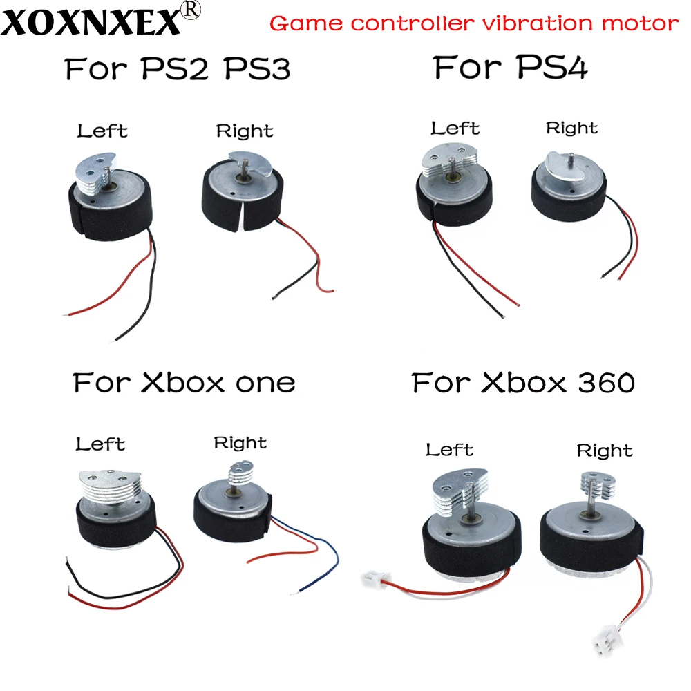 1 ペアゲームコントローラー振動モーター Xbox One Xbox 360 PS2 PS3 PS4 左右モーター修理部品