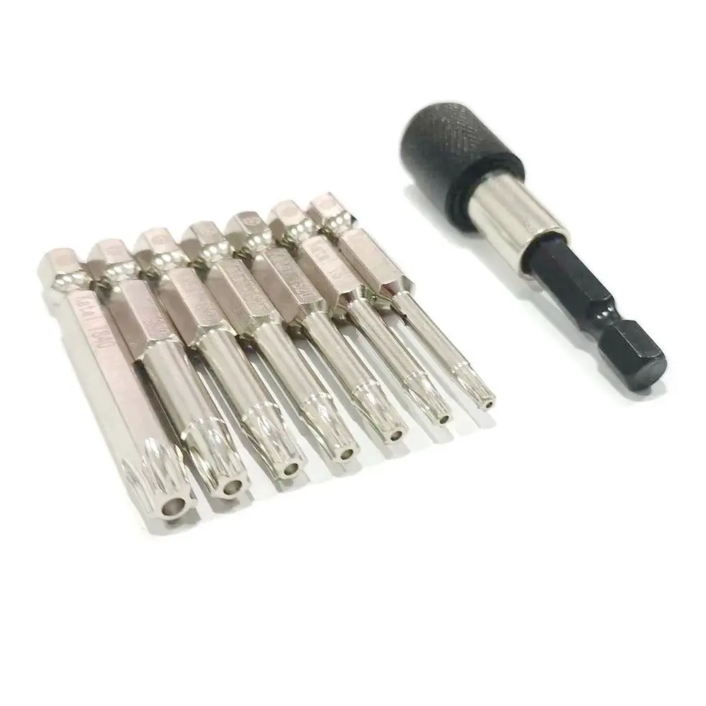 50mm Magnetic Screwdriver Set TS10 TS15 TS20 TS25 TS27 TS30 TS40 1/4\