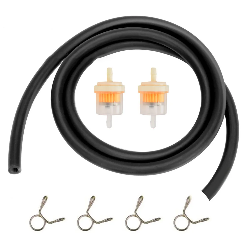 1 Set Motorcycle Filters And Fuel Pipe For Most Atvs Dirt Motorcycle Oil Pipe Oil Filter Motorcycle Modification Accessories