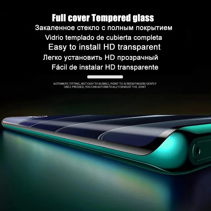 2-3PCS Tempered Glass For OnePlus 13 12 11 10 9 8 7T 7 Pro Screen Protector Film edge glue