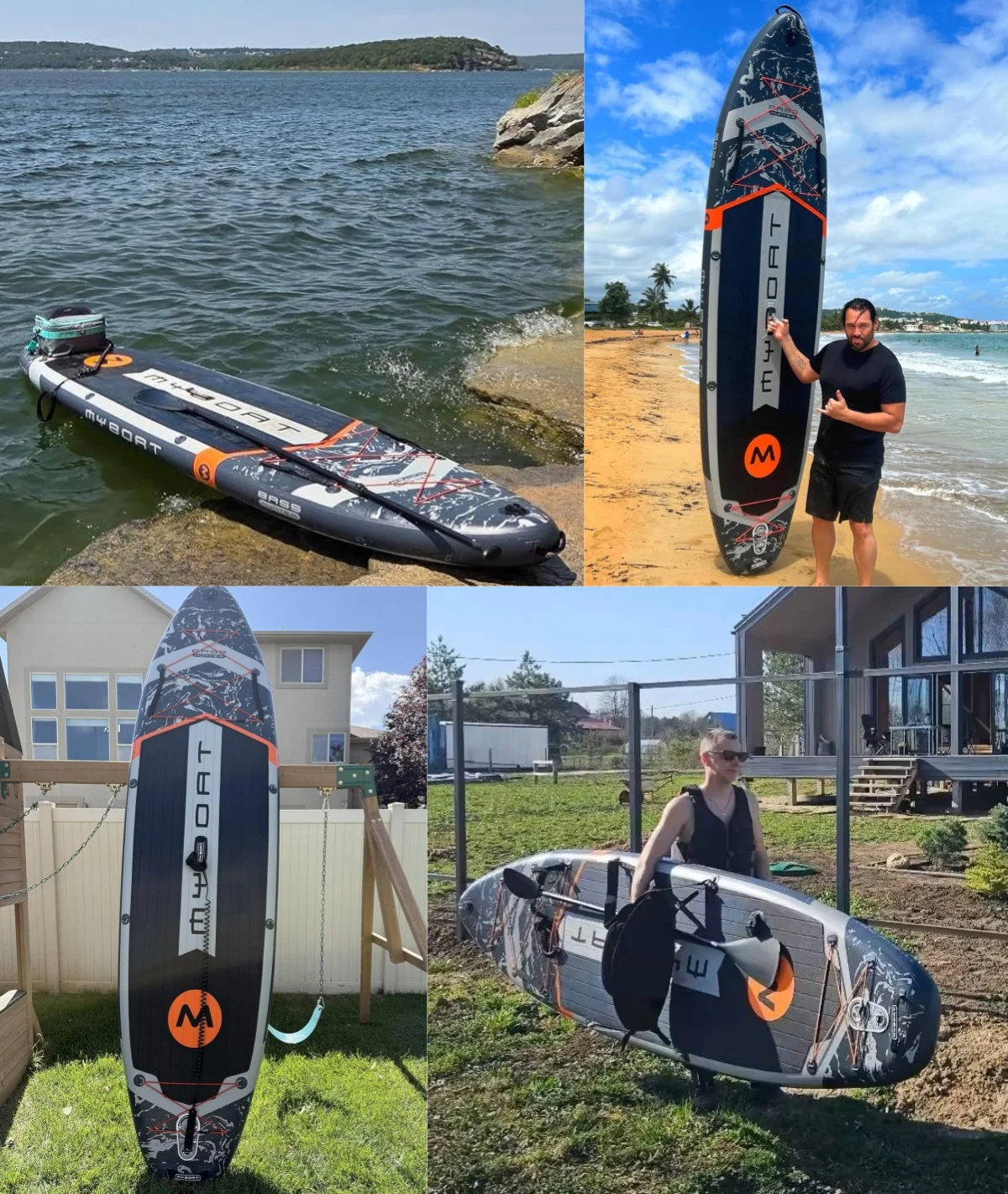 Inflatable Stand up Paddle Board 11'6''x35''x6'' Inflatable sup Drop Stitch Material Fishing Paddle Board with Seat