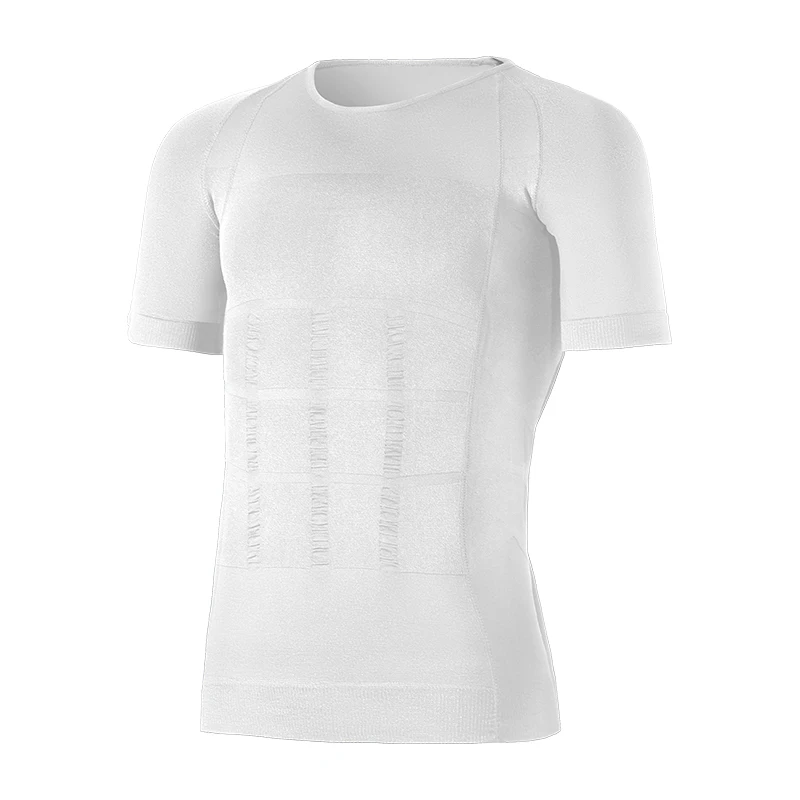 

Men's Shapewear Short-Sleeved Corset to Tighten the Abdomen and Reduce Beer Belly, Waist Shaping and Body Shaping Underwear, Sports Fitness Tights