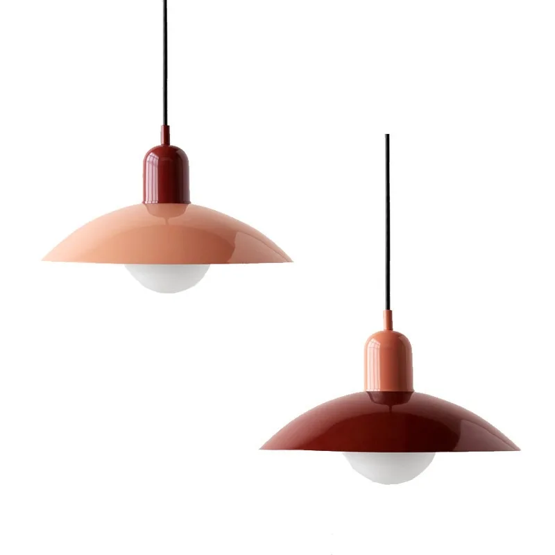 Lampada da ristorante Lampada da comodino semplice nordica per camera da letto Lampada macaron retrò creativa