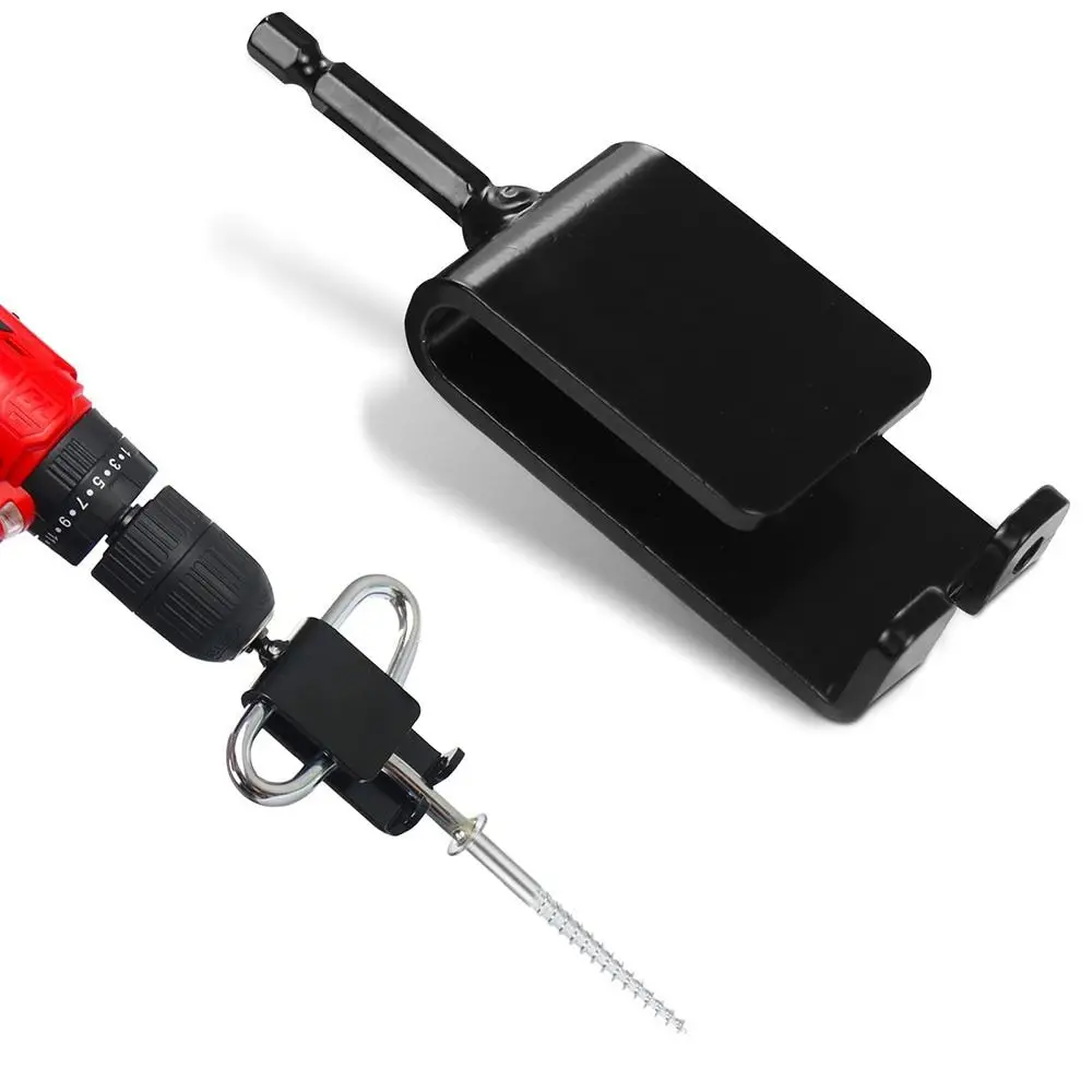 Schnelle Einrichtung Eis Anker Bohrer Adapter Heavy Duty Langlebig Eis Anker Werkzeug Kit Anti-Rost Gewinde Pegs Eis angeln Zubehör