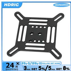 HDRIG Multipurpose Cheese Plate Vesa Mount Adapter Baseplate with V-Lock Wedge For Monitor Bracket Photography Video Accessories