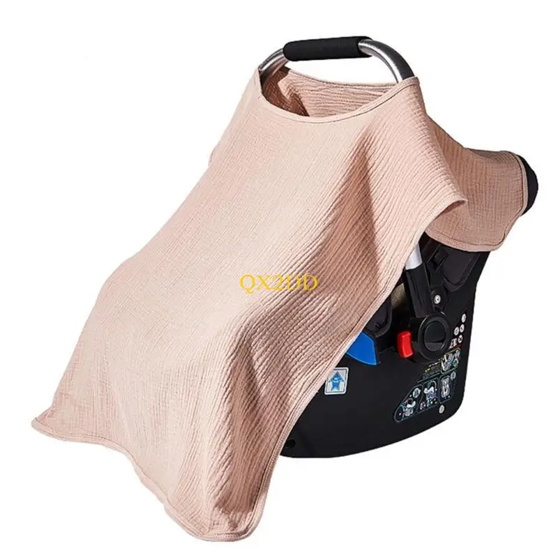QX2D Baby Swaddles Nursing & Shopping Cart Cover Soft Breathable Cover for Parents