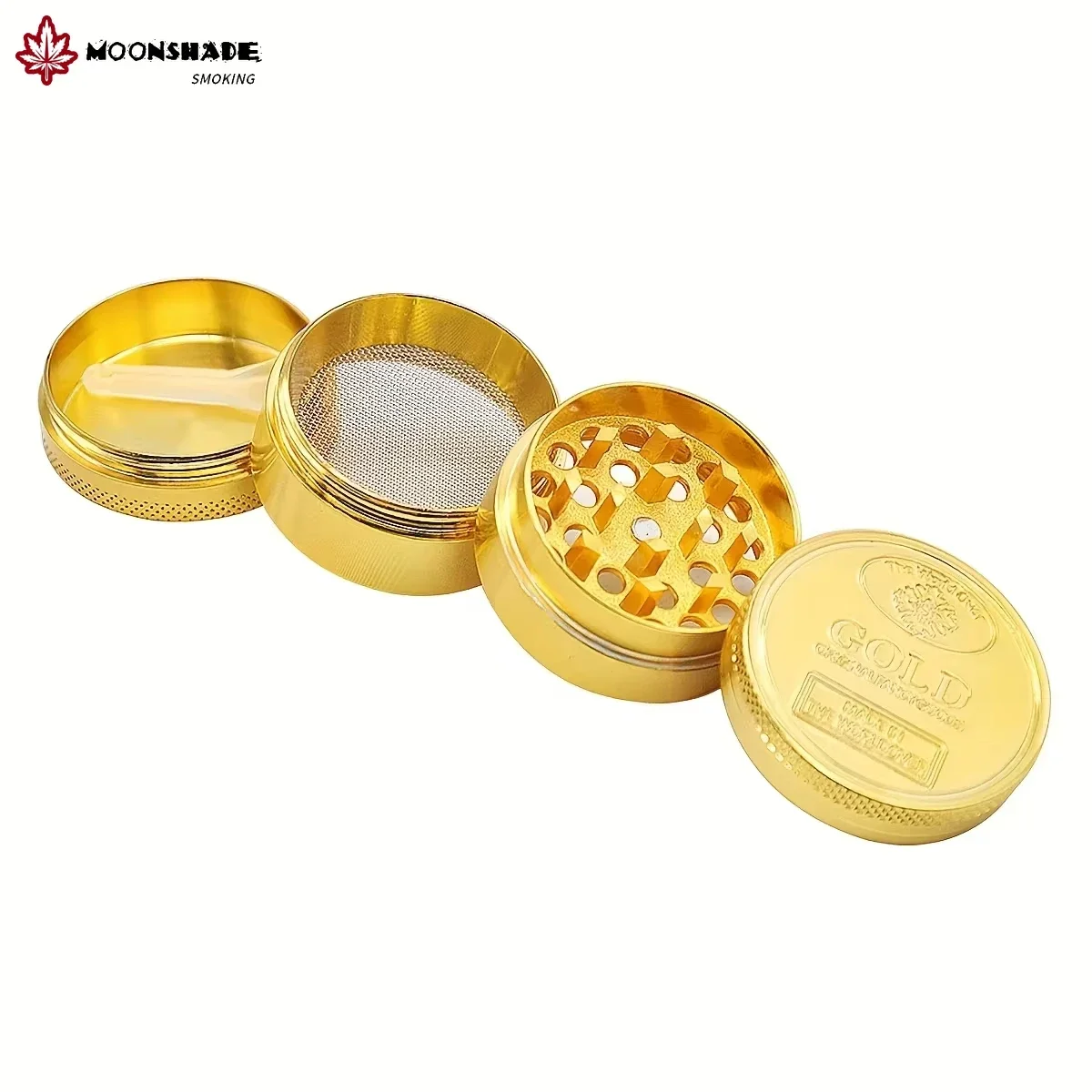 40mm 50mm 63mm 4Layer Dry Herbal Tobacco Grinders for Smoking Zinc Alloy Grass Mills Herb Cutting Machine Smoke Pipe Accessories