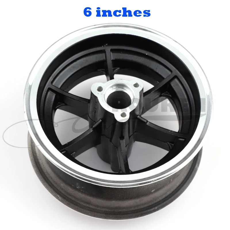 6 inch  ATV Four wheel Kart Modified front  hub alloy  rims use 15x6.00-6 tires Vacuum tyre