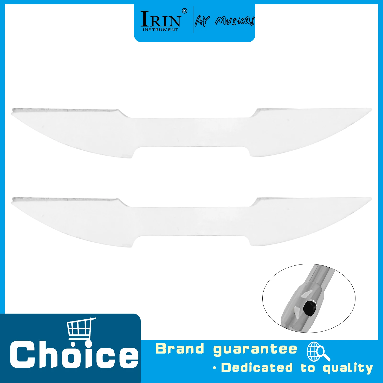 Silicone Flute Mouth Type Positioning Sticker Thin Version 0.2mm/Thick Version 0.5mm White Silicone Anti Slip Flute Accessories