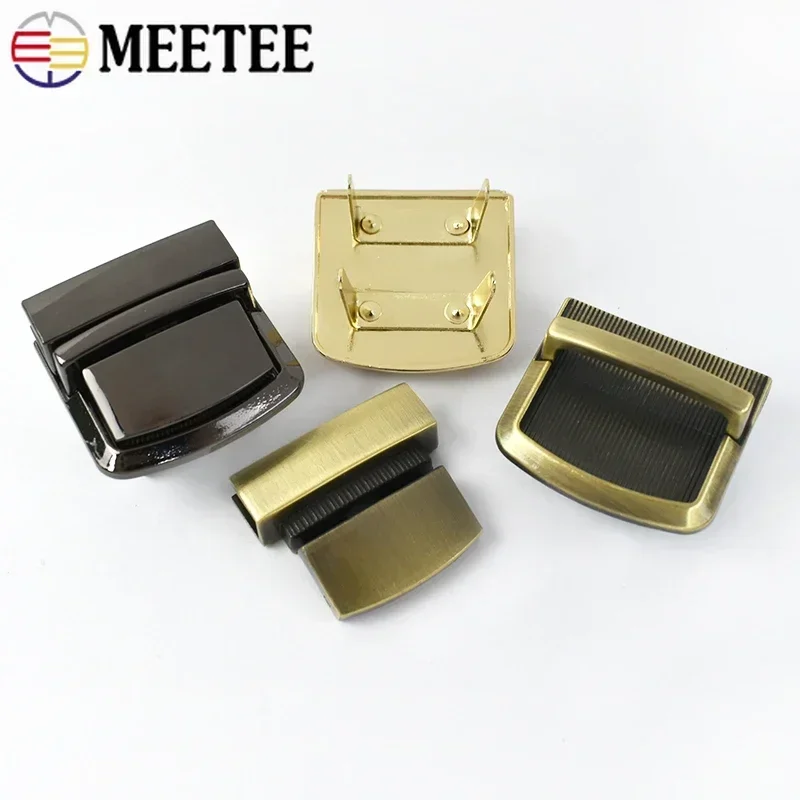 1-5 sztuk metalowa klamra z zamkiem do torby torebka damska zapięcia torebka zatrzaski zamki klamry zestaw naprawczy DIY akcesoria do szycia — zdjęcie 3
