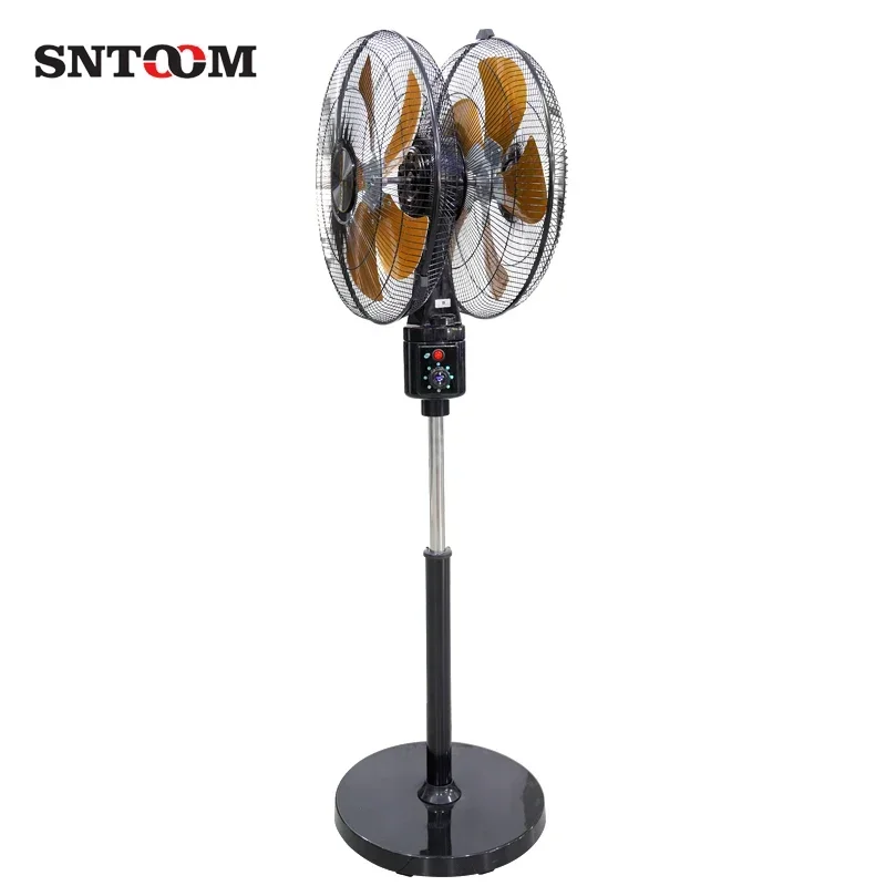 Factory workshop restaurant household electric fan dual head 360 degree shaking head electric fan