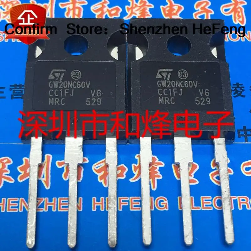 5PCS-10PCS STGW20NC60V GW20NC60V  TO-247 20A 600V NEW AND ORIGINAL ON STOCK