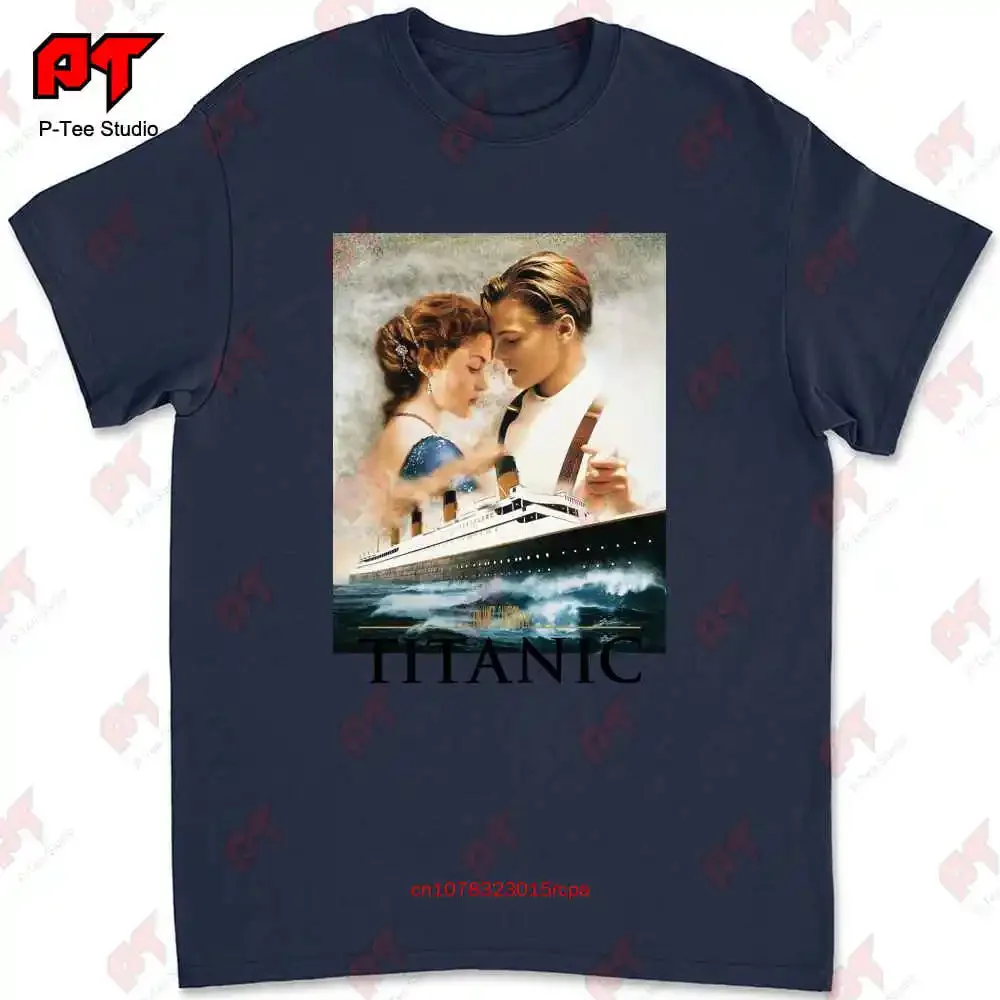 1998 Titanic Movie Xl Leonardo Dicaprio Kate Winslet Promo T-shirt HTLE