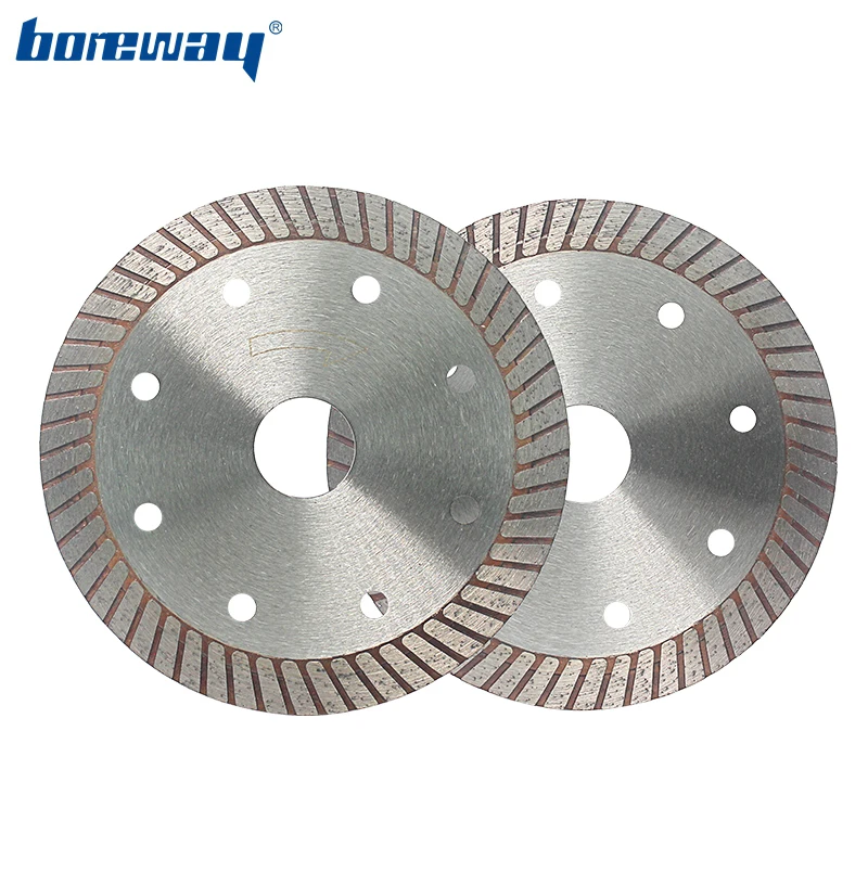 

Boreway 2PCS Diamond Saw Blade 105mm High Efficiency Hot Pressed Porcelain Tile Cutting Tools Processing Ceramic Tiles Marble
