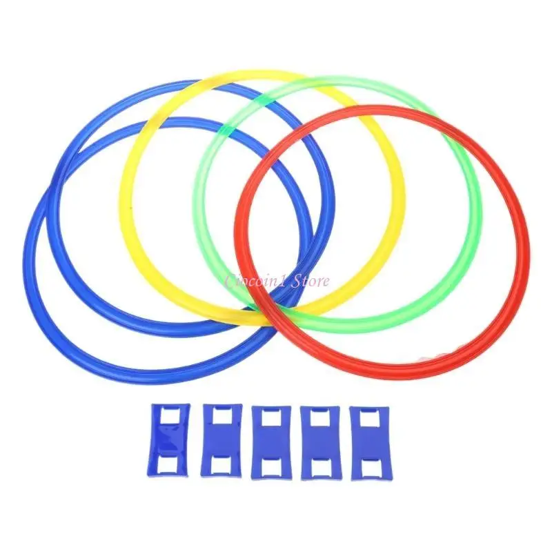 Y1UB – ensemble d'anneaux saut, jouet sport amusant, fête Parent-enfant, exercice Fitness, jouet d'extérieur