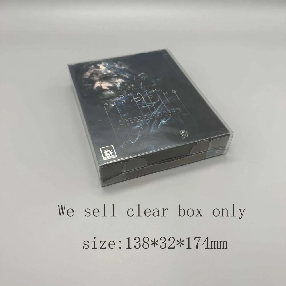 PET Box For PlayStation4 PS4 Backbone One-Death Stranding Replacement Game Shell Collect Display Case Transparent Protector