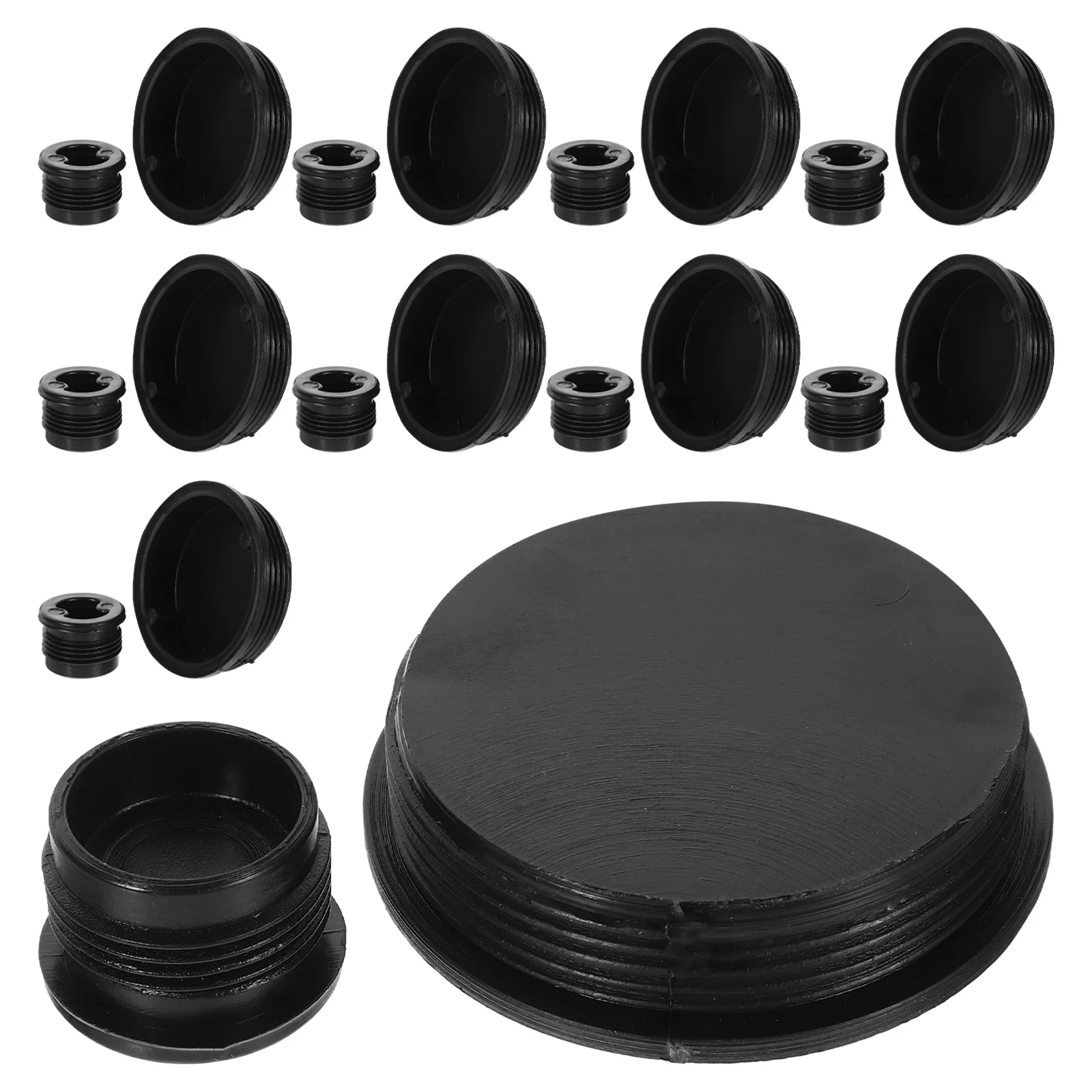 

20 Pcs Plastic Bucket Caps Drum Plugs Replacement Bung Covers for 200L Storage Lids Can Accessories Gallon