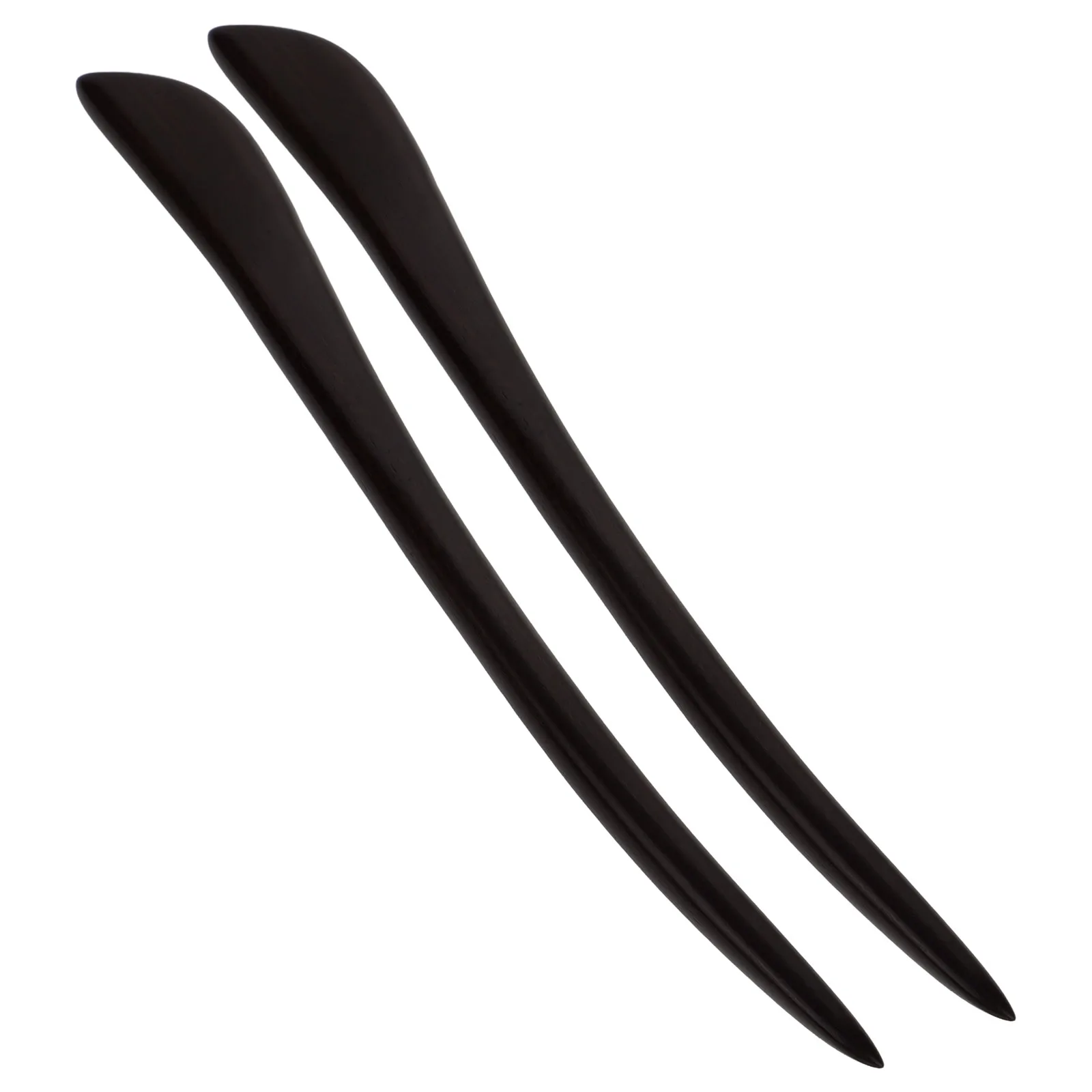 

2pcs Ebony Hairpin Vintage Ancient Chinese Hanfu Sticks for Buns Chopsticks Accessories Girls Oriental Headdress Hair