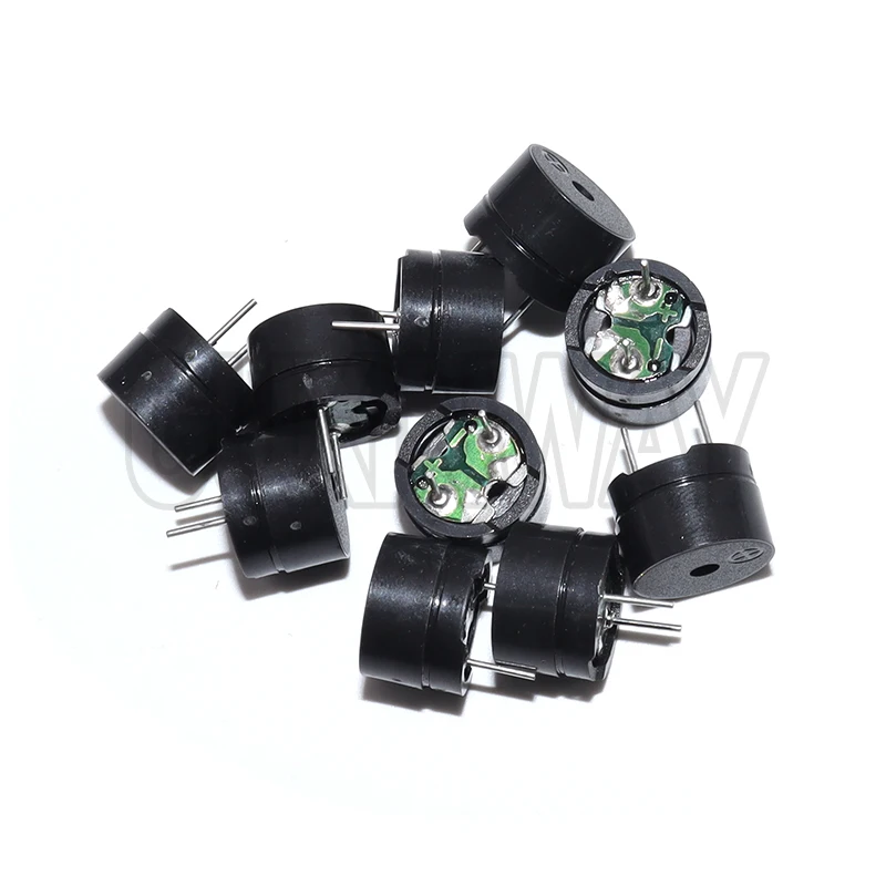 10PCS Passive Buzzer 12MMx8.5MM 12085 42R Resistance 3V 5V 9V 12V in Common Use Mini Piezo Buzzers Kit, for Arduino