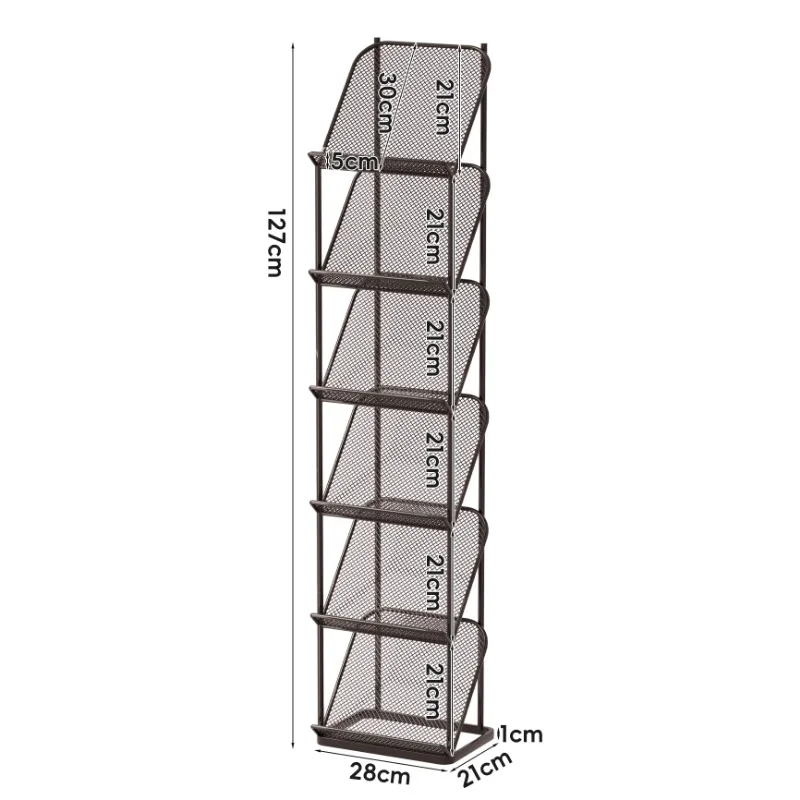 

Magazine Storage Rack Newspaper Rack Display Materials Brochure Newspaper Floor Single Page Display Rack