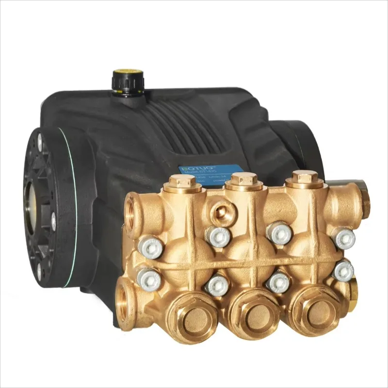 ST-N 15-23 Lpm 250-350 bar Bomba de émbolo BOTUO Triplex con cabezal de latón para lavado de alta presión