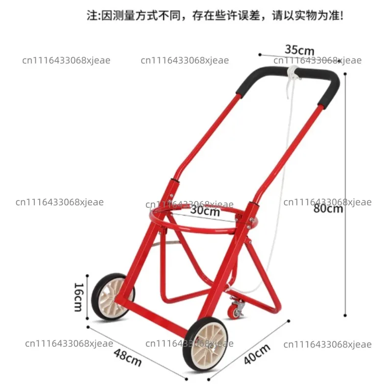 Portable Installation-free Trolley Household Hand-pulled Garbage Truck Automatic Pouring Water