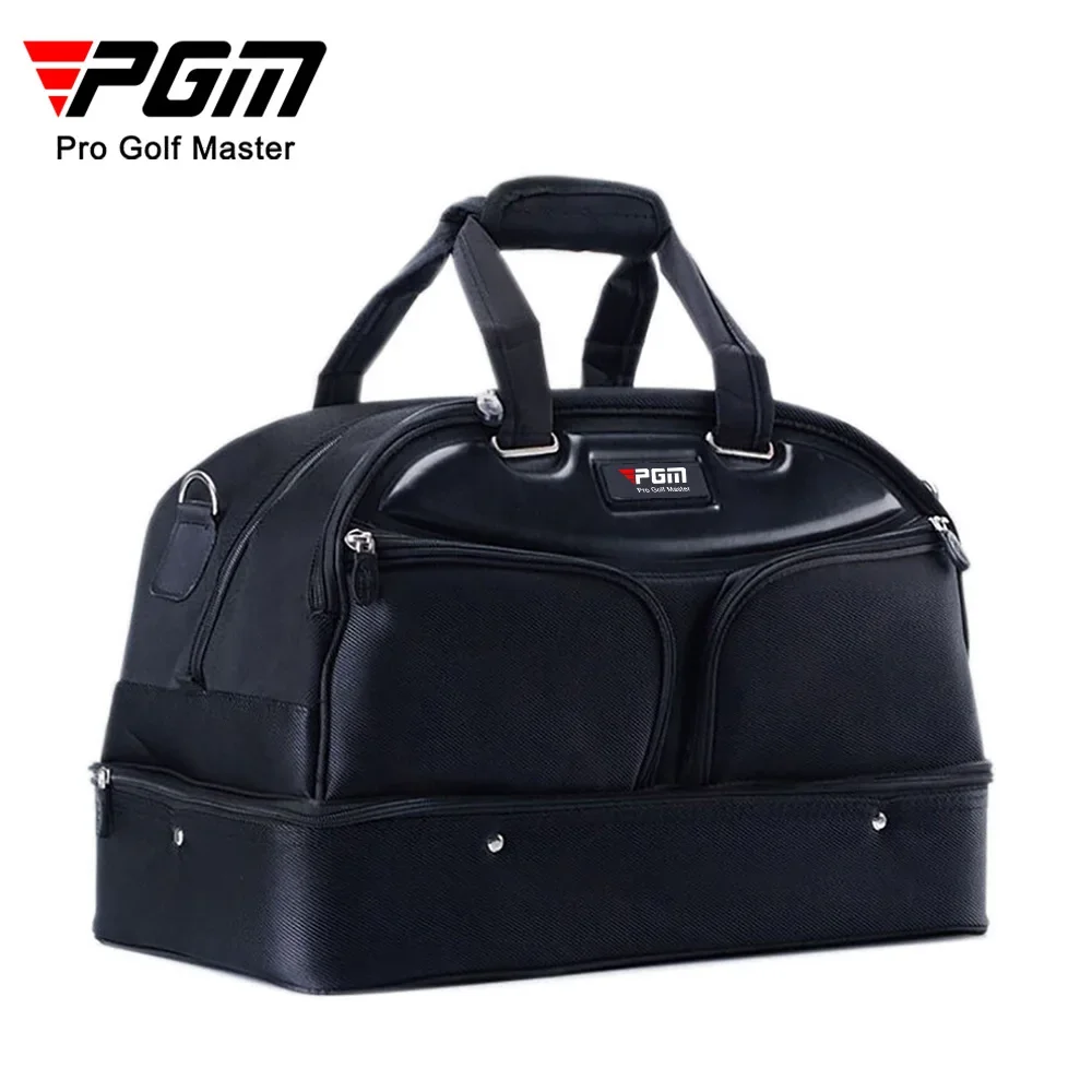 PGM Outdoor Travel Sports Gym Bag Golf Clothing Bag Boston Carrying Ball Bag Men Women Double Layer Portable Package YWB005