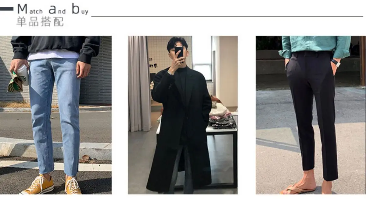 Half-turtleneck Sweater for Men, Long-sleeved Korean Style Trendy Knitted Sweater with Bottoming Shirt, Hong Kong Style Casual