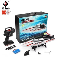 Wltoys Wl912-A High Simulation Full-Size Remote Control Boat Wireless High-Speed 2.4g Anti Rollover Remote Control Speedboat toy