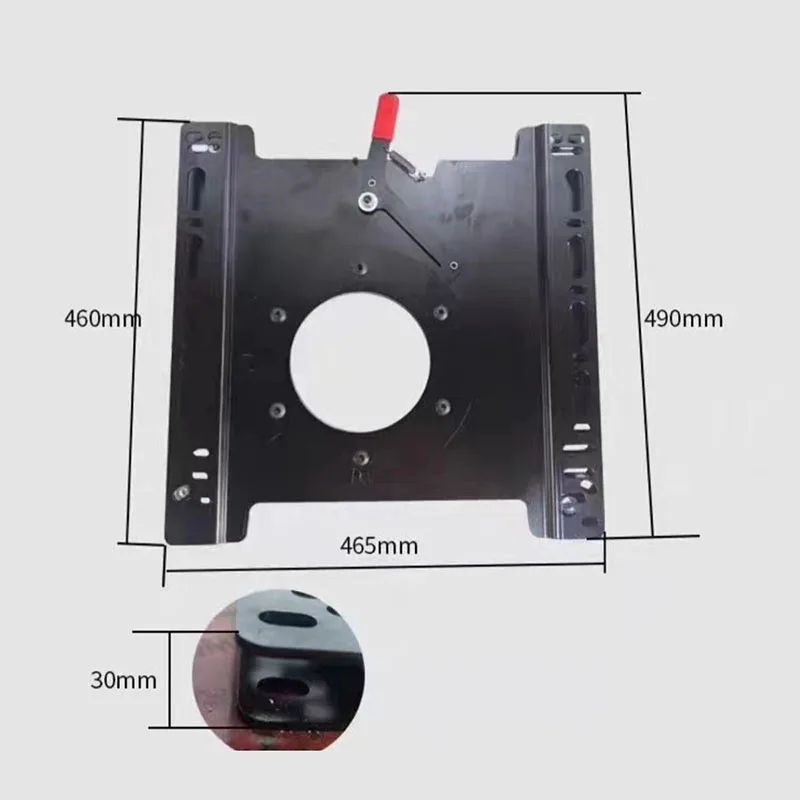 Car Seat T5T6 360-Degree Rotating Chassis Modified Seat Swivel Bottom Universal Easy Rotation