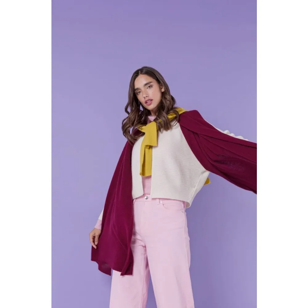 سرق كشمير 100% - غلاف كشمير فاخر مصنوع إيطاليًا لأسلوب أنيق