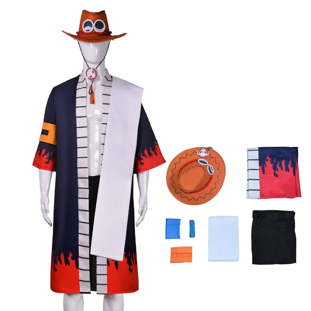 Anime Cosplay Portgas·D· Ace Man Costume