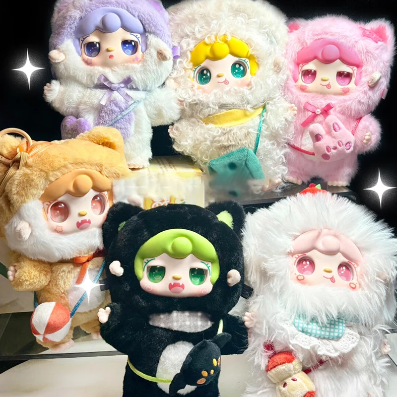 Yooki MEOW MEOW Kindergarten Blind Box Yooki V2 Vinyl Plush Doll Mystery Box  Anime Figure Surprise Bag Pendant Doll Toys Gifts