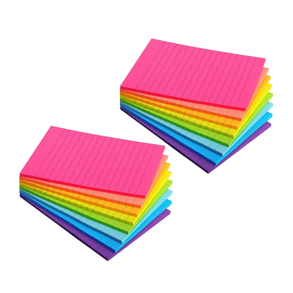

16 Books Sticky Tabs Self Adhesive Memo Stickers Practical Note Pads Portable Small Tag Notebooks Decorative Shopping Notes