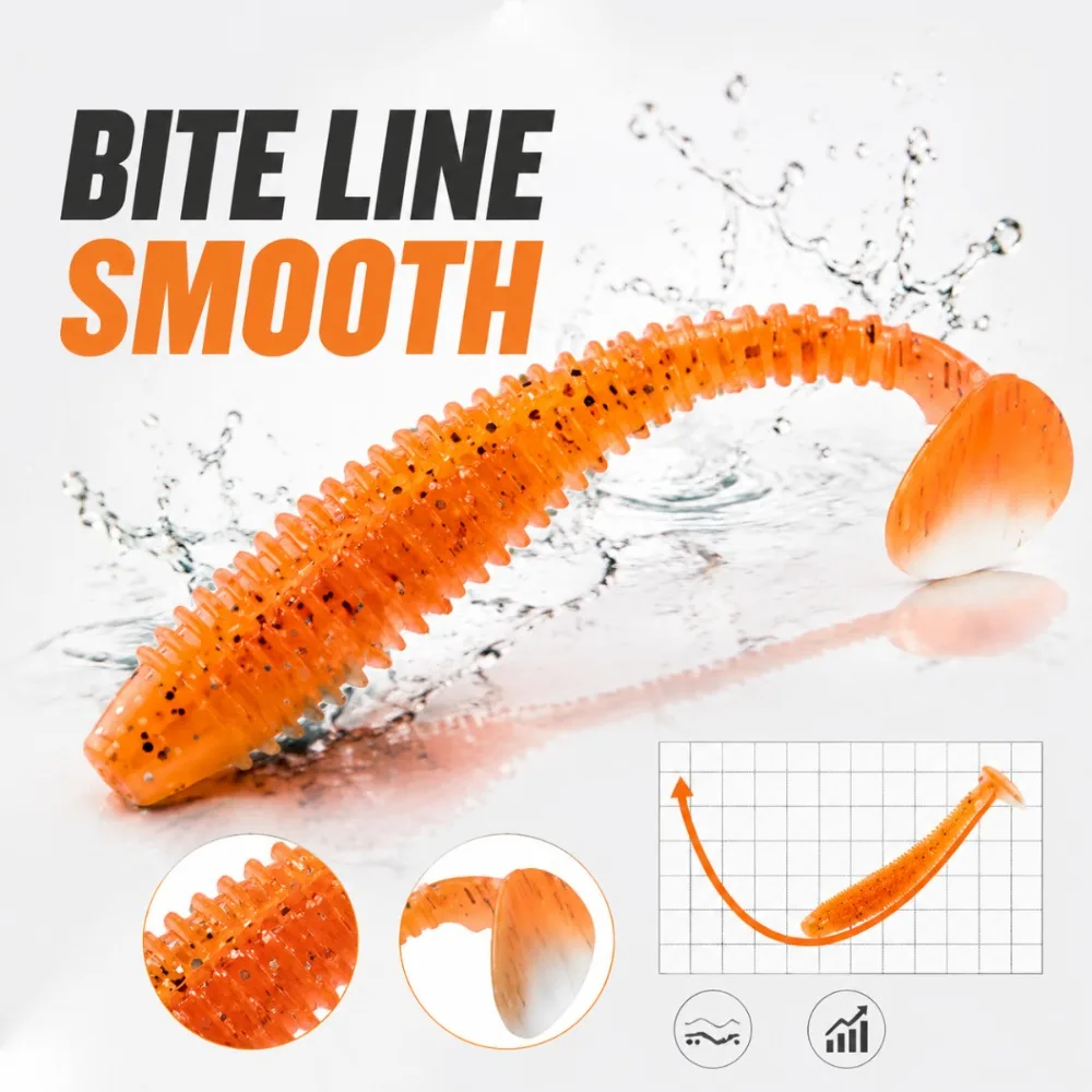 Soft Bionic Paddle-tail Lure—an Essential for Fishing Suitable for Species Such As Bass and Mandarin Fish