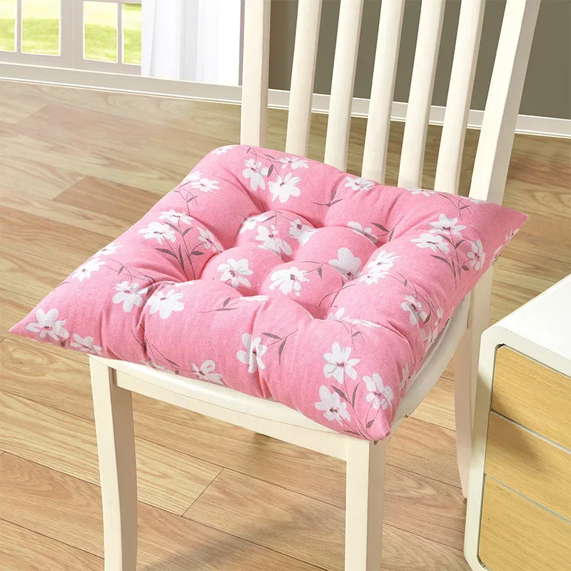 Cotton and Linen Cushion Chair Cushion Thickened Winter Chair Cushion Four Seasons Tatami Seat Cushion Student Stool Cushion