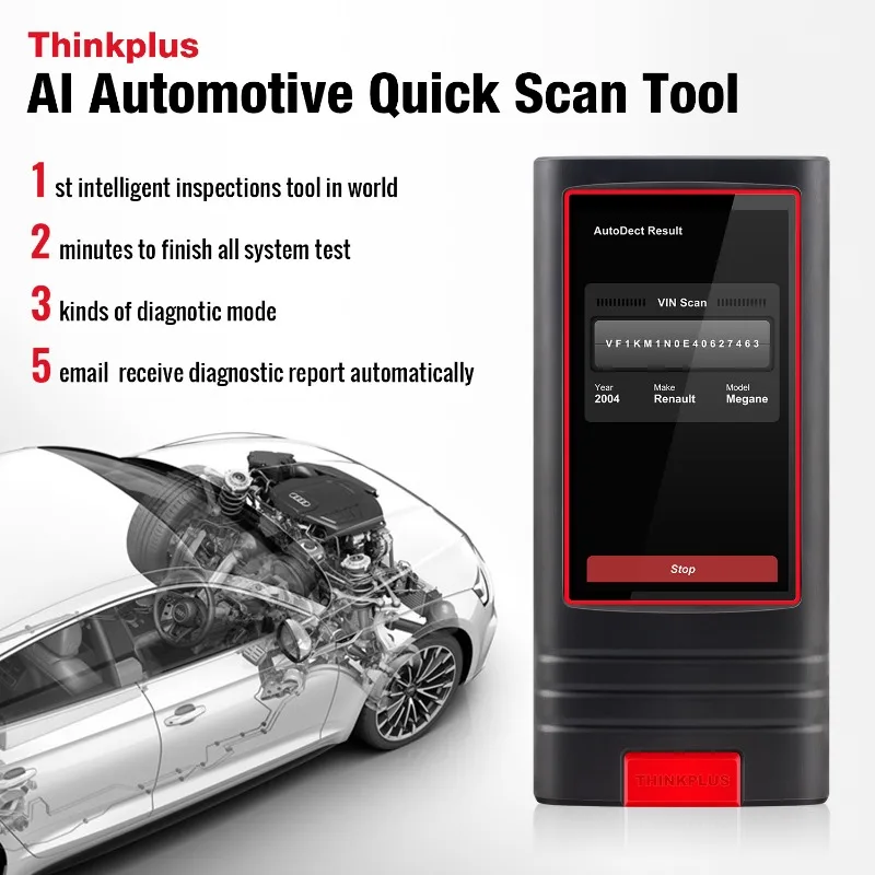 Thinkplus Intelligent Car Diagnosis Automatically Uploaded Professional Report Easy Auto Full System Check Tool Authentic goods