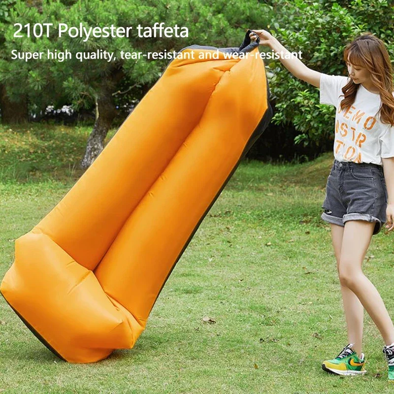 Camping Inflatable Sofa Lazy Bag | Ultralight Sleeping Bag & Air Bed | Inflatable Sofa Lounger - Trending 2020