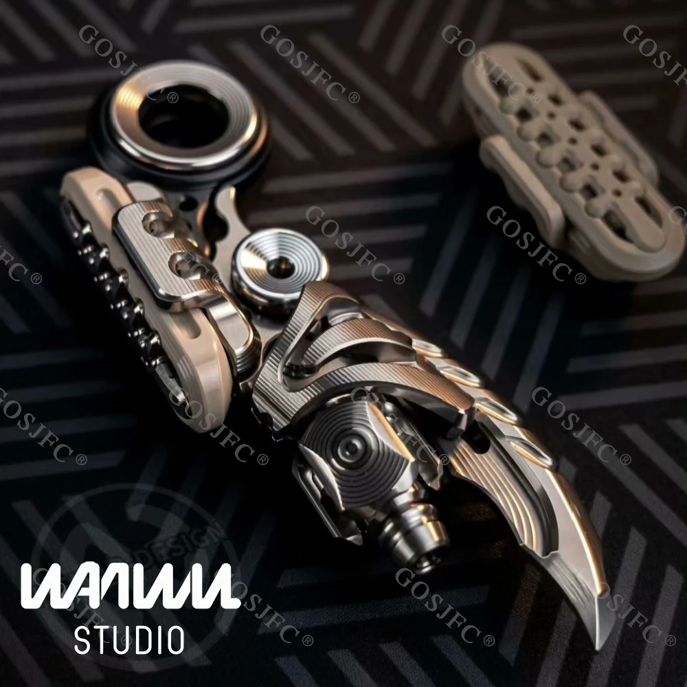 WANWU EDC EXOSKELETON البدلة-الزركونيوم تململ المنزلق ألعاب متململة للبالغين التصاميم الأصلية أدوات تخفيف القلق #3