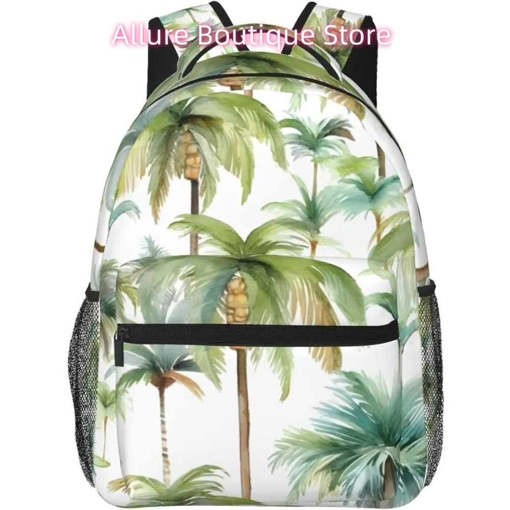 

laptop bag back to school Palm Tree Plant Lightweight Laptop Backpack Lightweight Multipurpose Travel Casual Daypack Unisex Coll