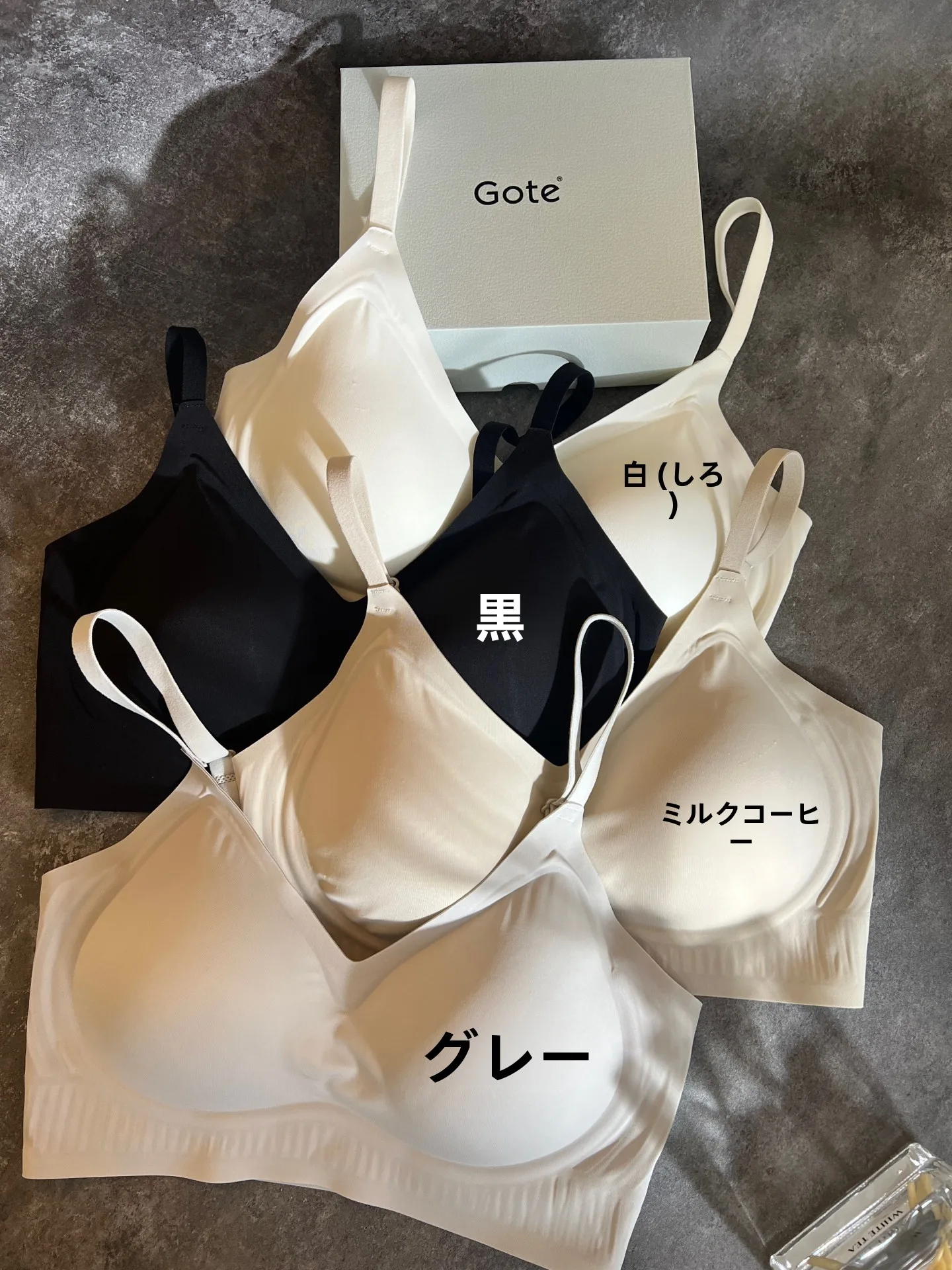 新しい-gote-春夏ストラップレスソフトサポートシームレスブラジャー滑らかな表面スチールリングなし調節可能なストラップ若い女性向け