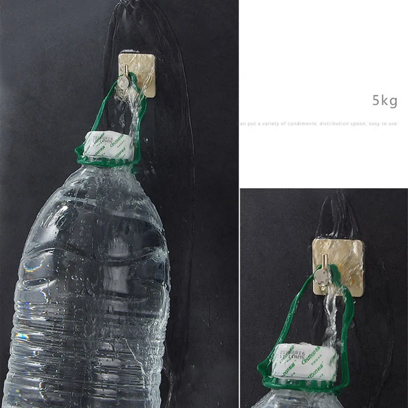 Aluminum Alloy Robe Hook Towel Hooks Self Adhesive Wall Coat Racks Rustproof Hook Hangers Wall Hook Kitchen Bathroom Accessories