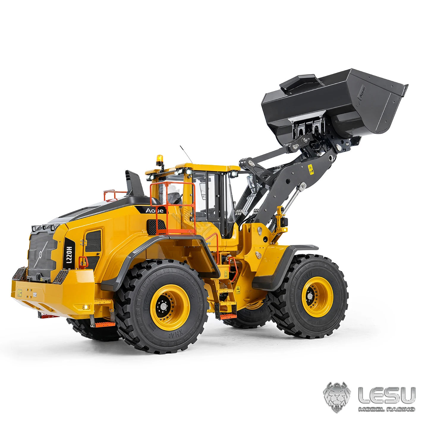 LESU New 1/14 L220 Hydraulic Wheel Loader RC Simulated Construction Machinery Model