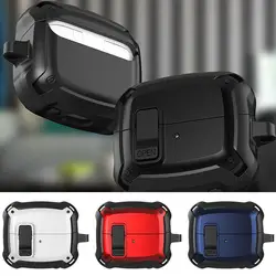 For Samsung Galaxy Buds 3 Pro Case Switch Lock Earphone Cases For Samsung Buds3 Pro Buzz 3 Pro Cover Shockproof Fundas With Hook